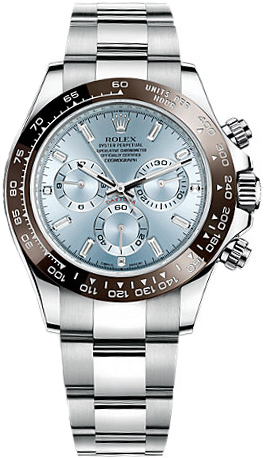 Rolex Cosmograph Daytona Ice Blue Dial Men's Watch 116506