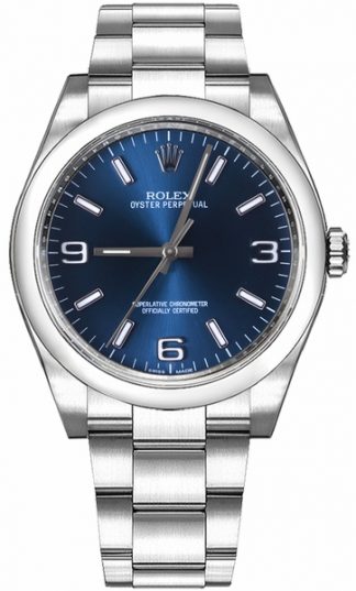 Rolex Oyster Perpetual 36 Blue Dial Women's Automatic Watch 116000